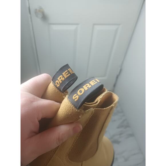 Sorel Hi-Line Heel Chelsea Boot Umber/ceramic color Women Size 10 Chunky Winter - Picture 5 of 9